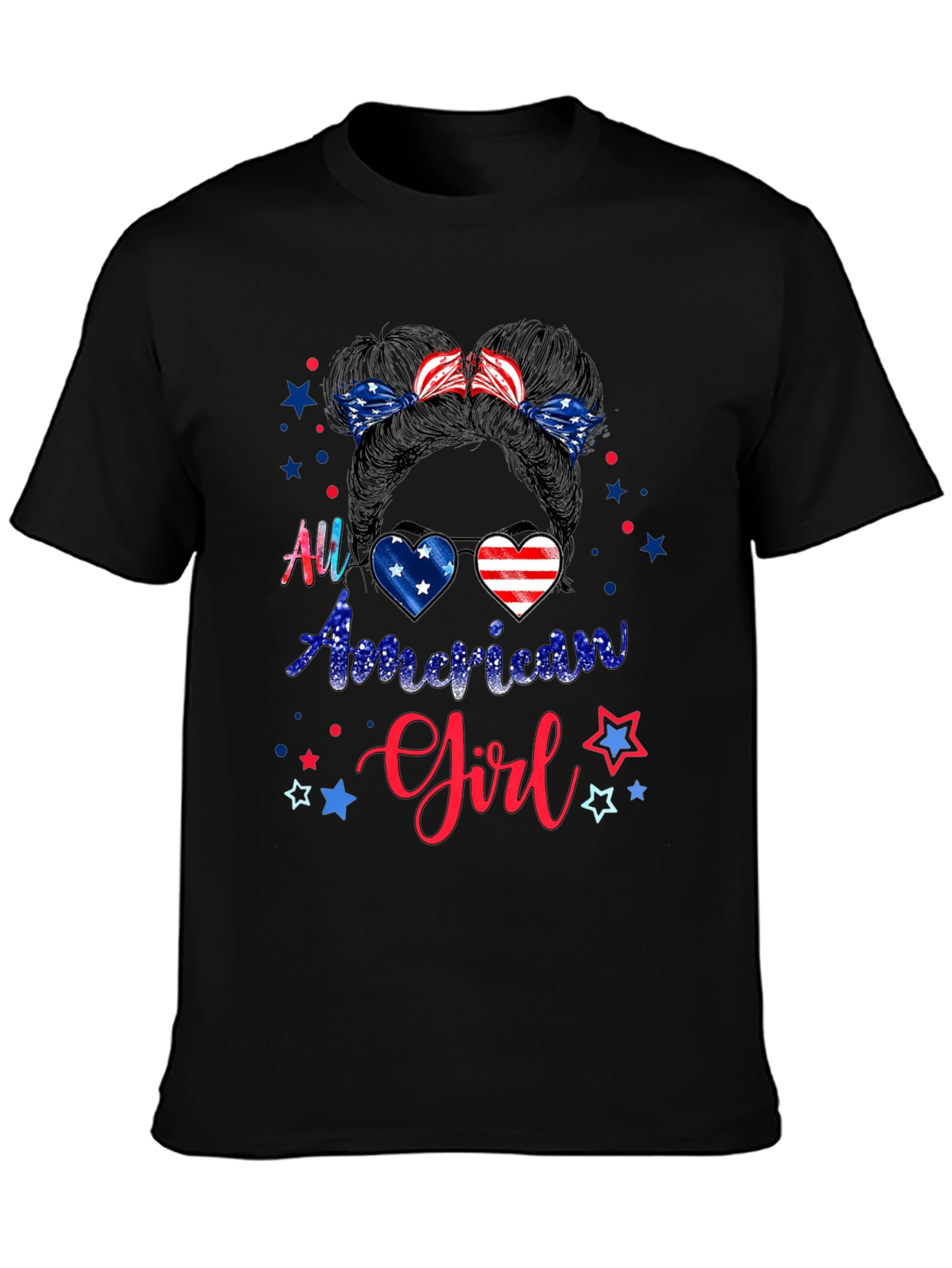 All American Girl Patriotic T-Shirt