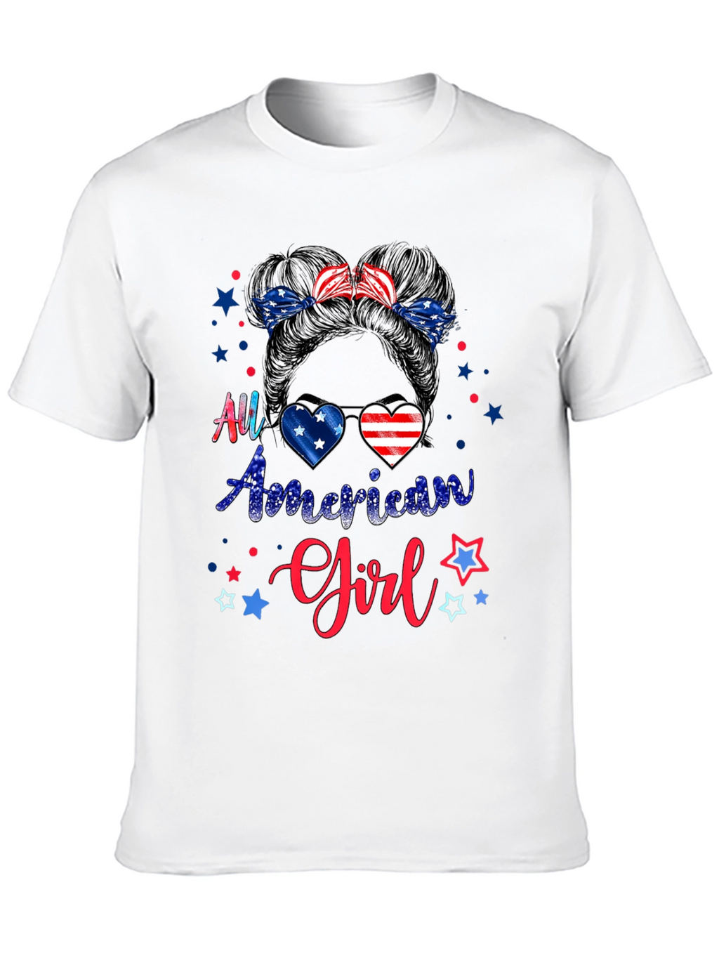 All American Girl Patriotic T-Shirt