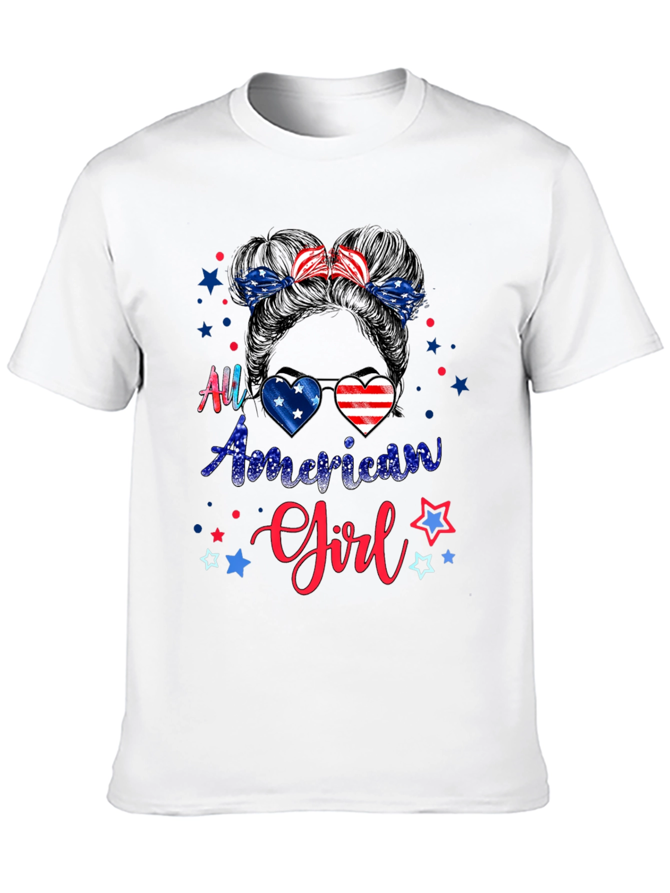 All American Girl Patriotic T-Shirt