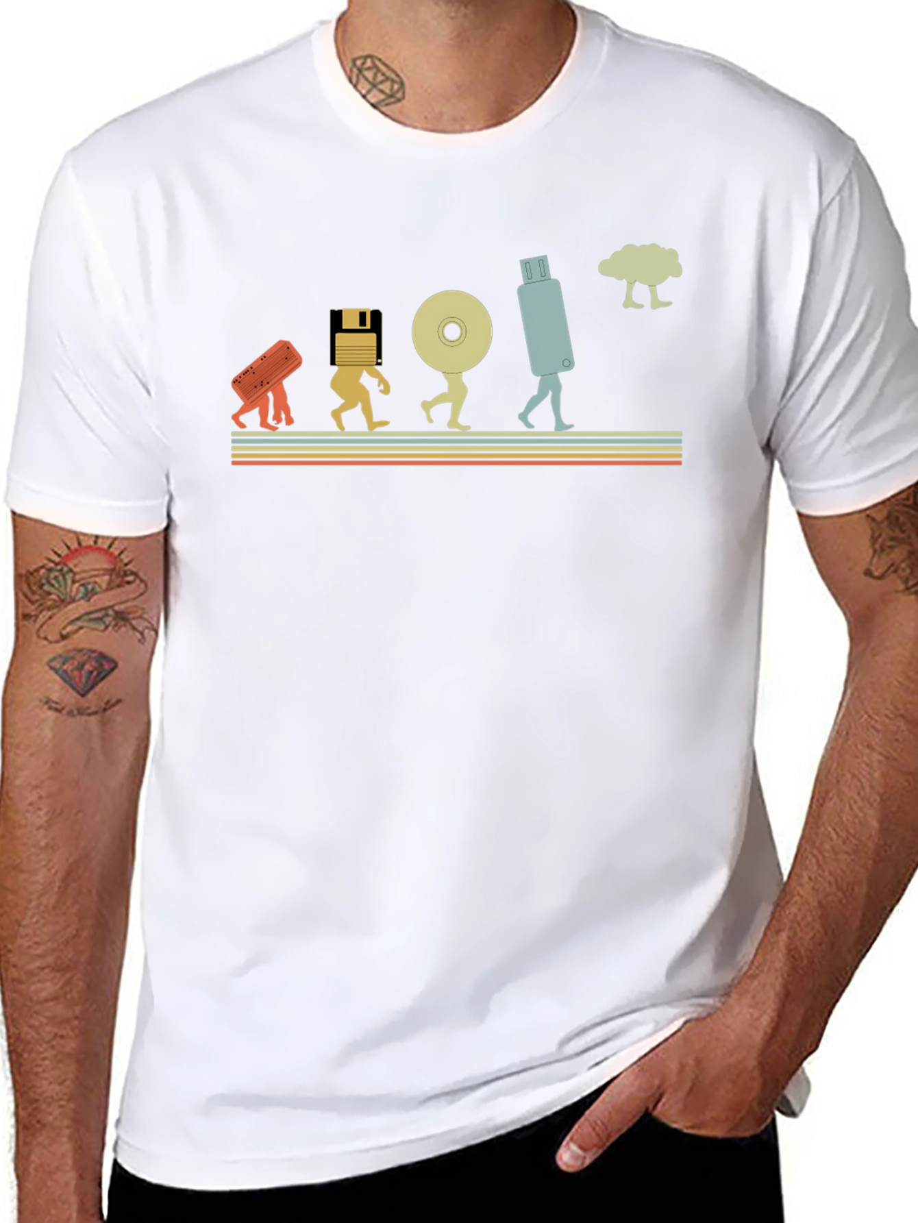 Evolution of Storage T-Shirt Funny Tech Tee