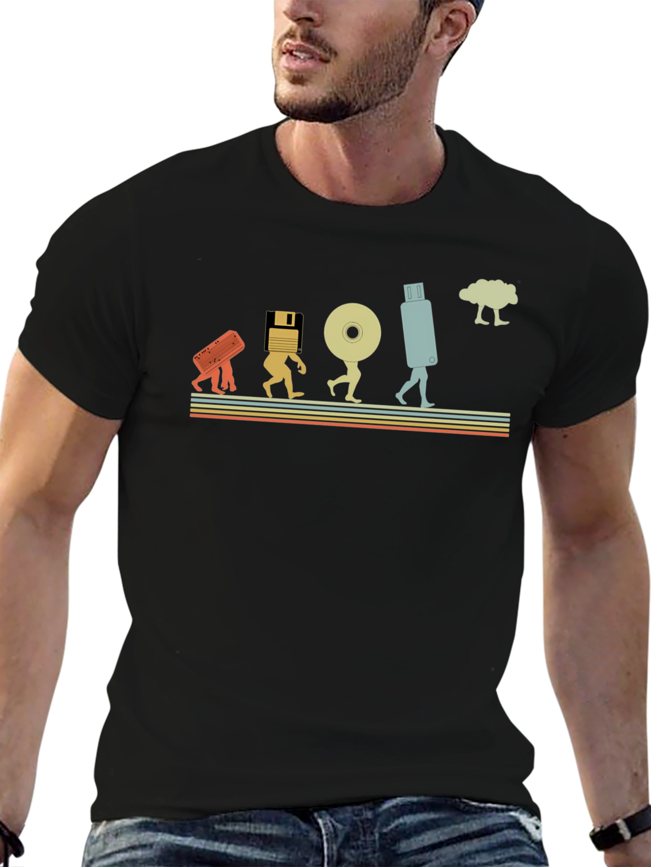 Evolution of Storage T-Shirt Funny Tech Tee