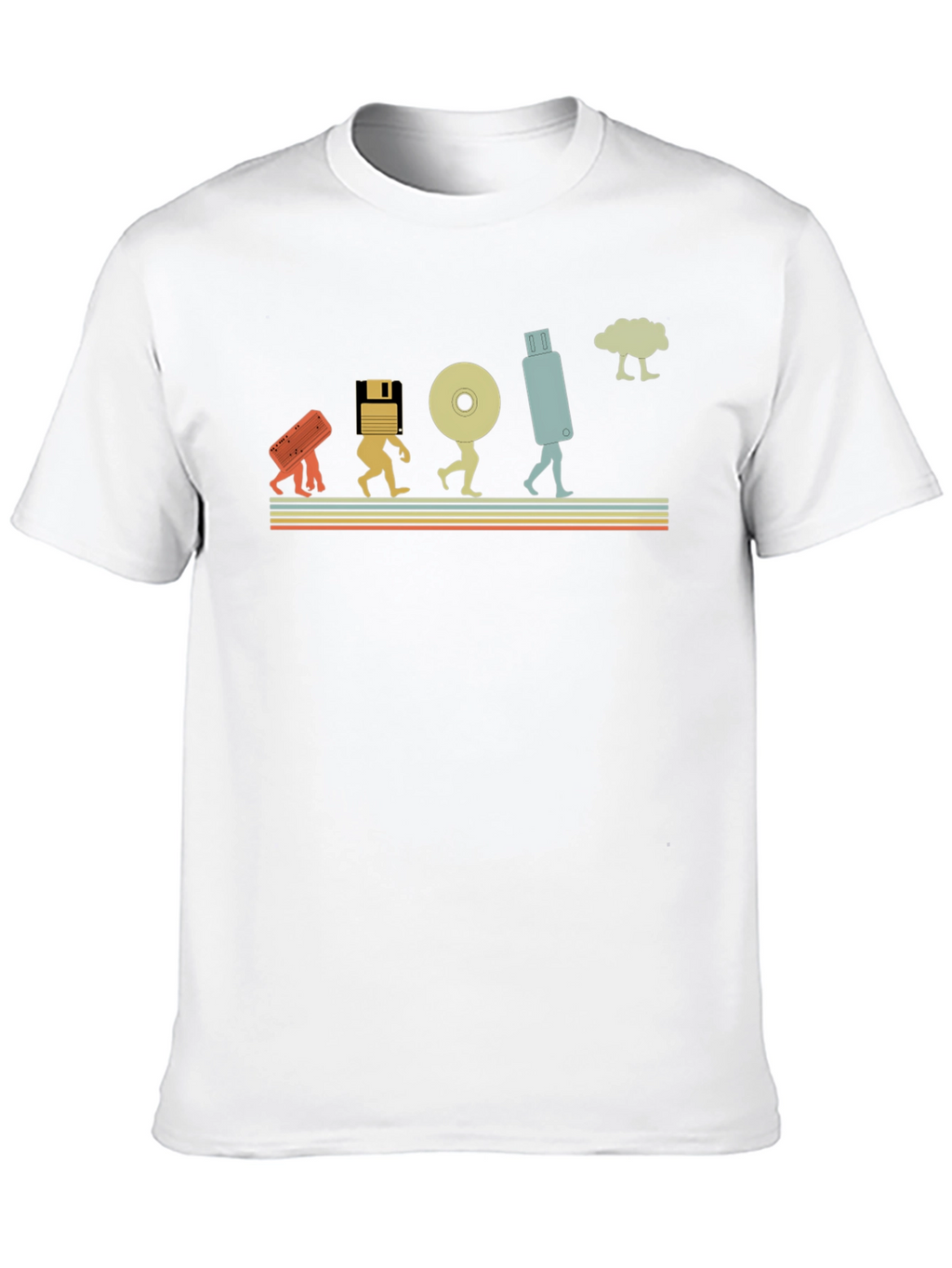 Evolution of Storage T-Shirt Funny Tech Tee