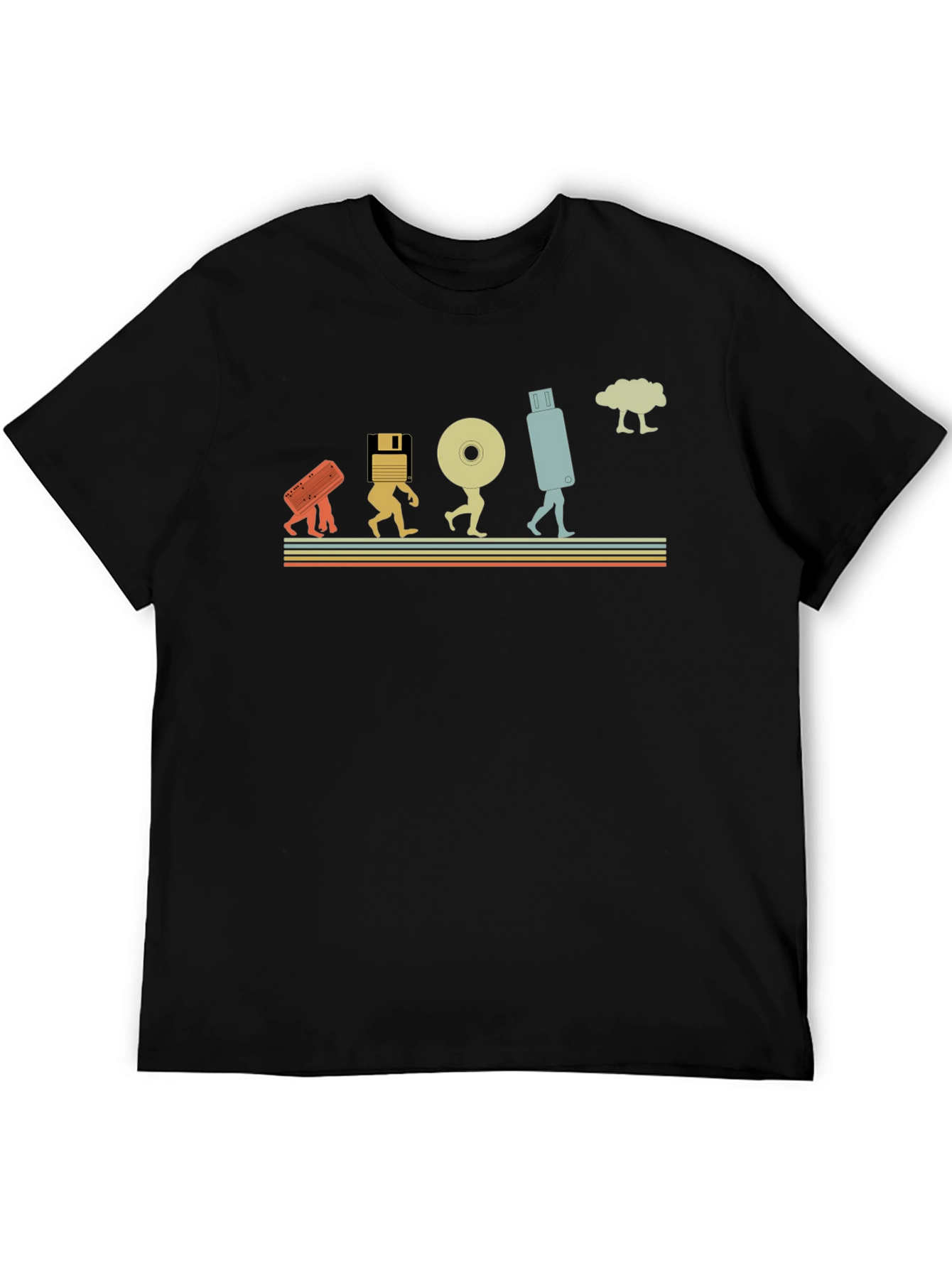 Evolution of Storage T-Shirt Funny Tech Tee