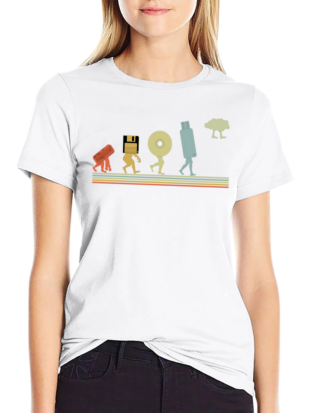Evolution of Storage T-Shirt Funny Tech Tee