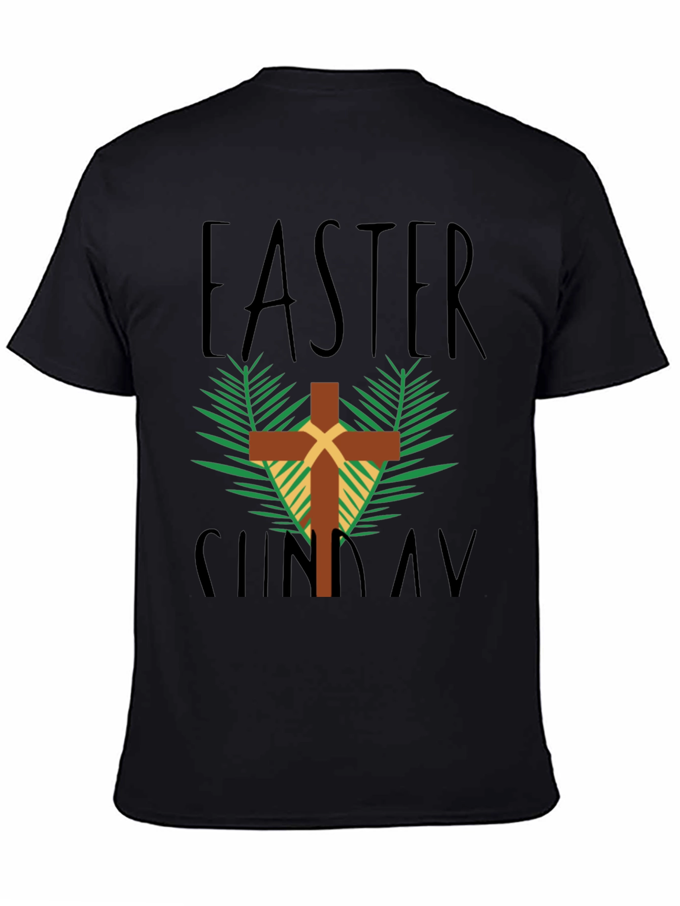 Easter Sunday Cross Graphic T-Shirt
