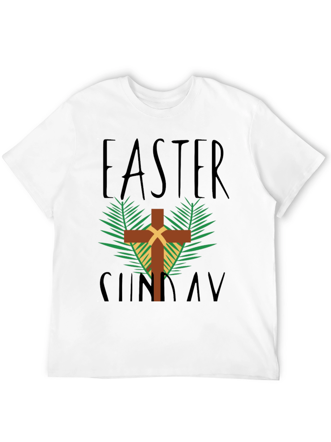 Easter Sunday Cross Graphic T-Shirt