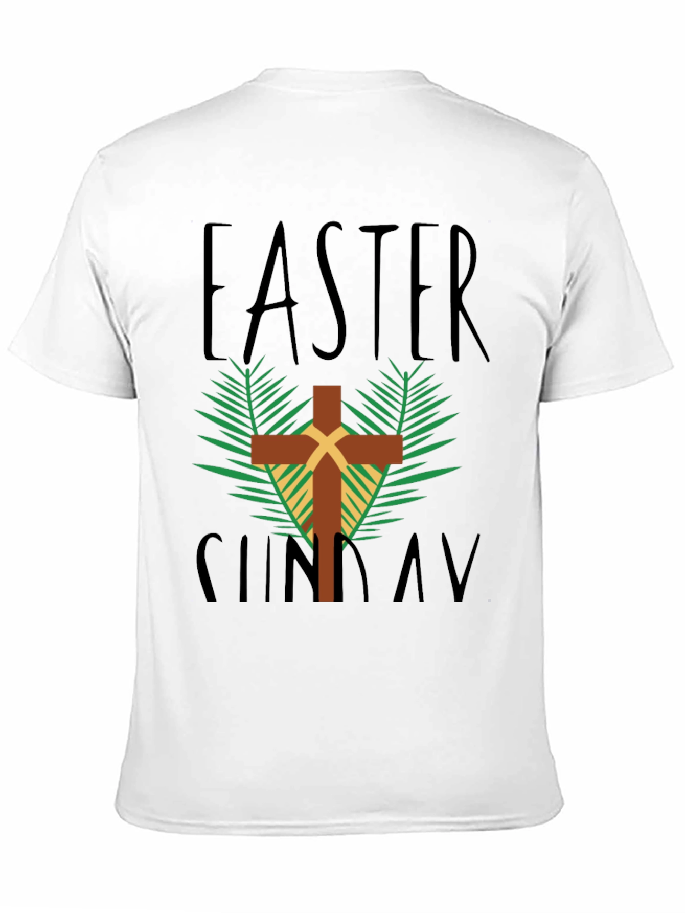 Easter Sunday Cross Graphic T-Shirt
