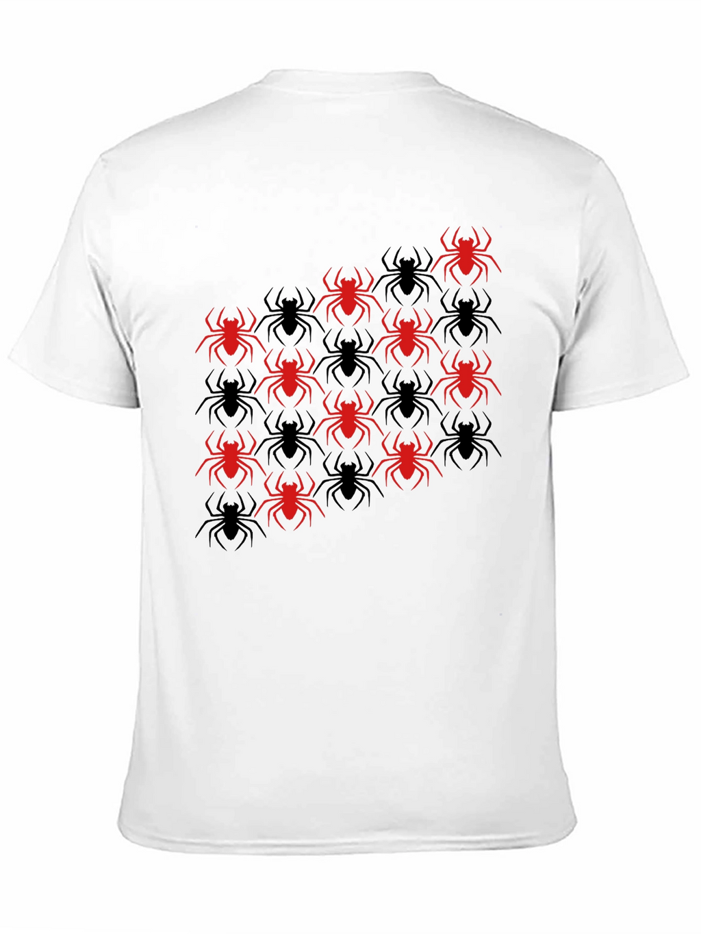Spider Graphic T-Shirt - Red & Black Design