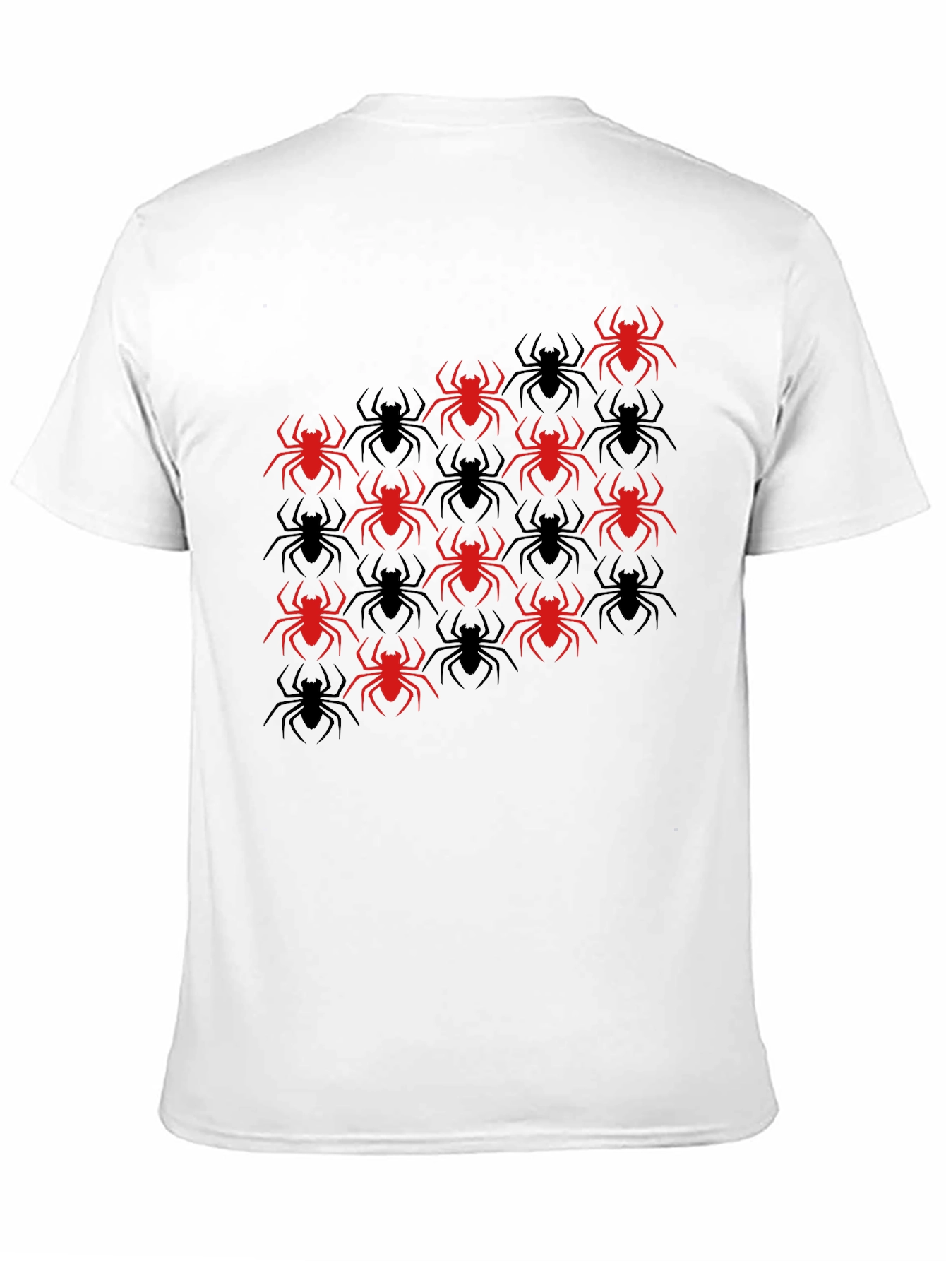 Spider Graphic T-Shirt - Red & Black Design