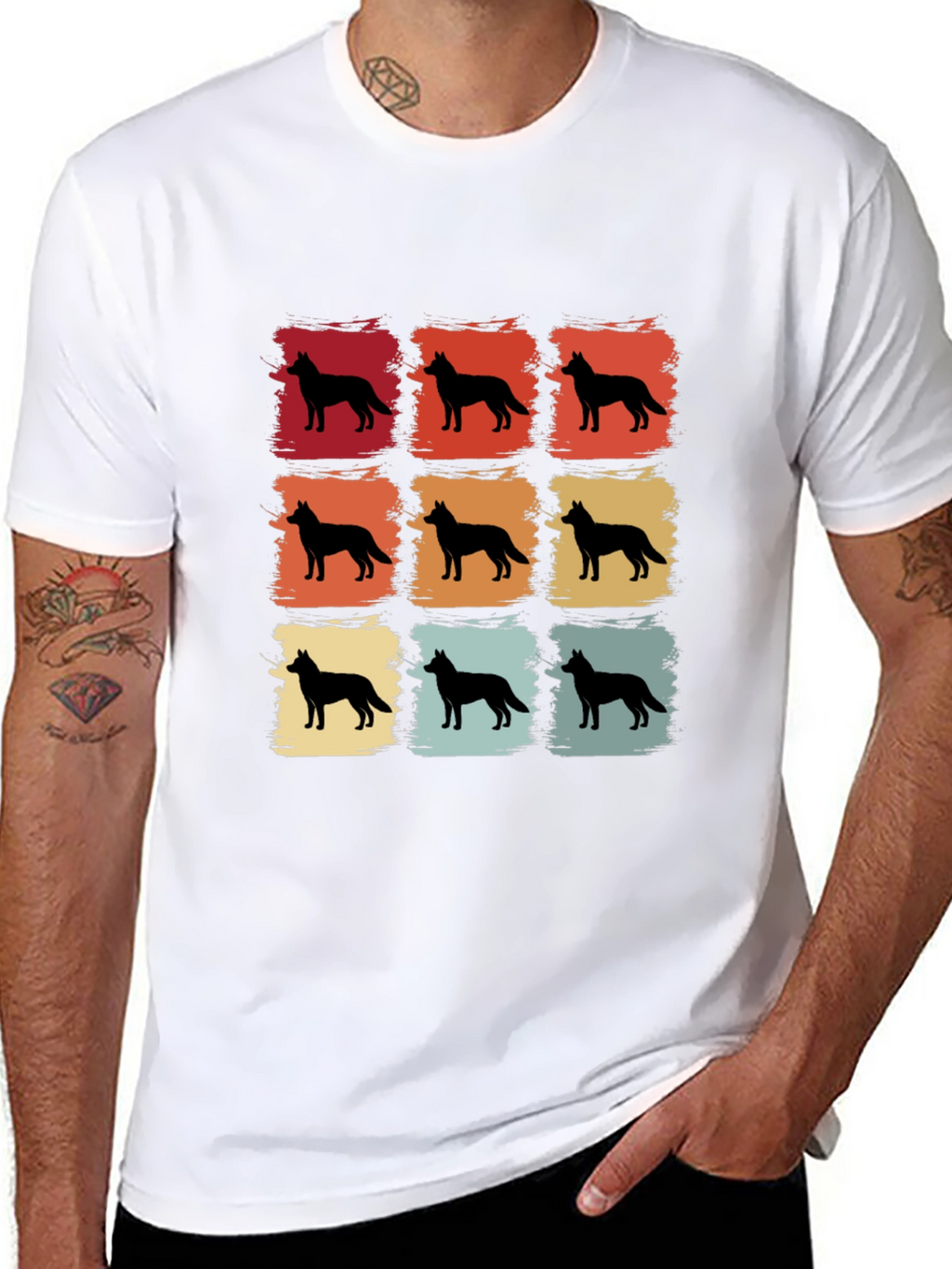 Retro Dog Breed Graphic Tee