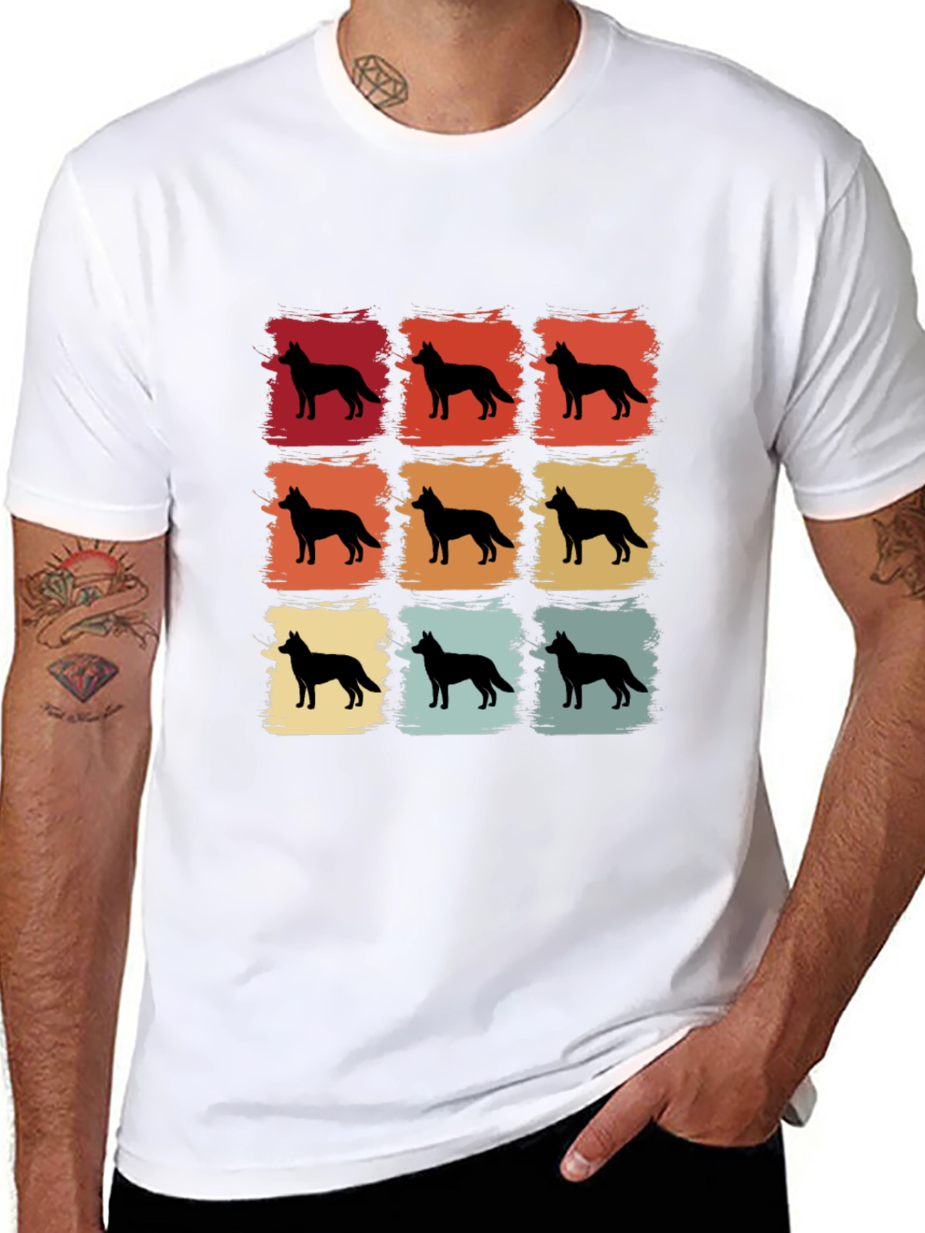 Retro Dog Breed Graphic Tee