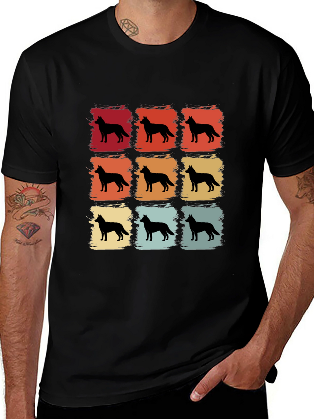 Retro Dog Breed Graphic Tee