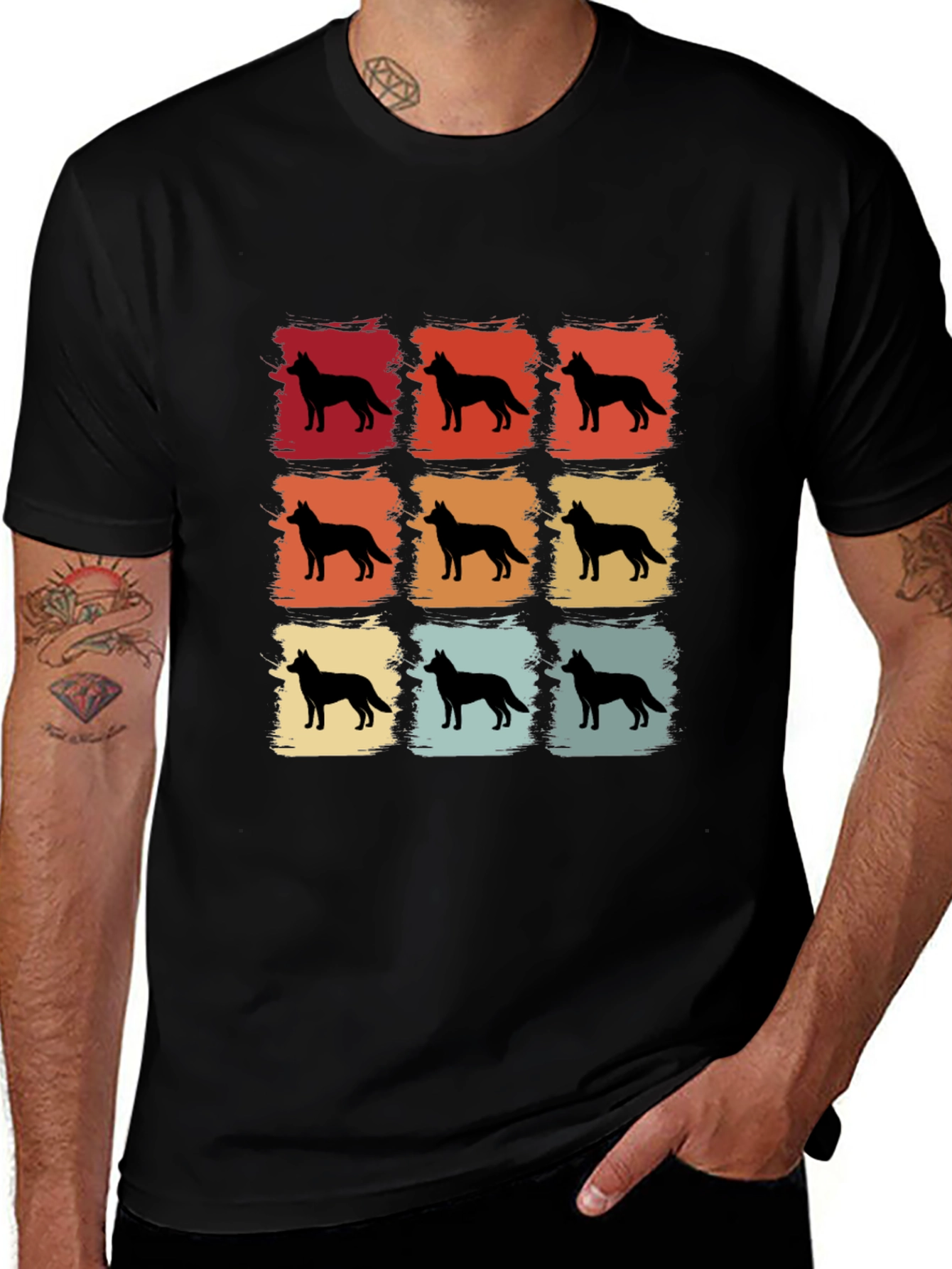 Retro Dog Breed Graphic Tee