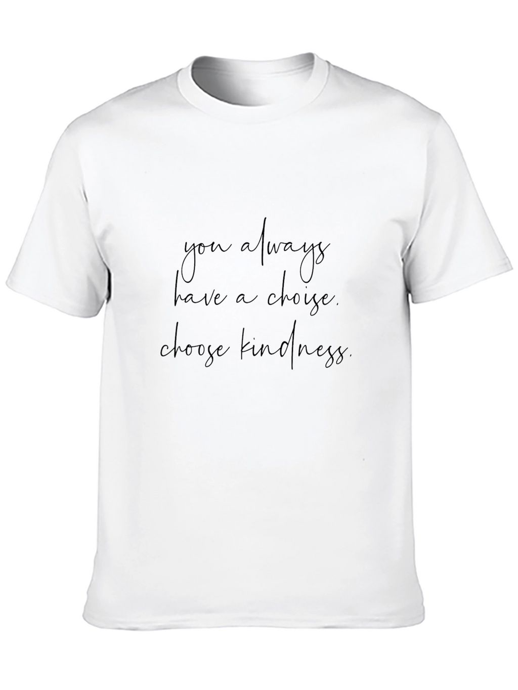 Choose Kindness Graphic Tee - Soft Black T-Shirt