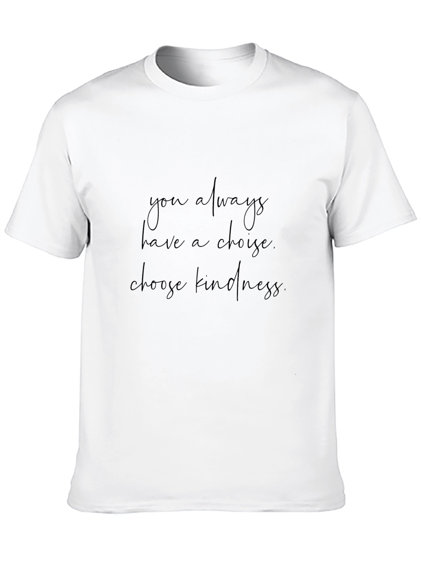 Choose Kindness Graphic Tee - Soft Black T-Shirt