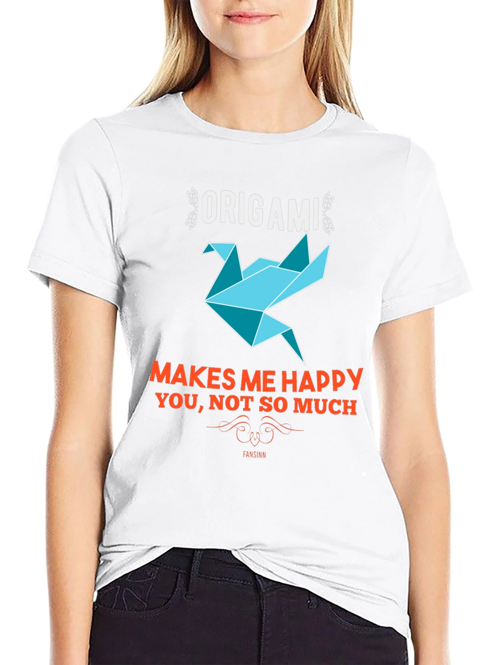 Origami Makes Me Happy Graphic Tee
