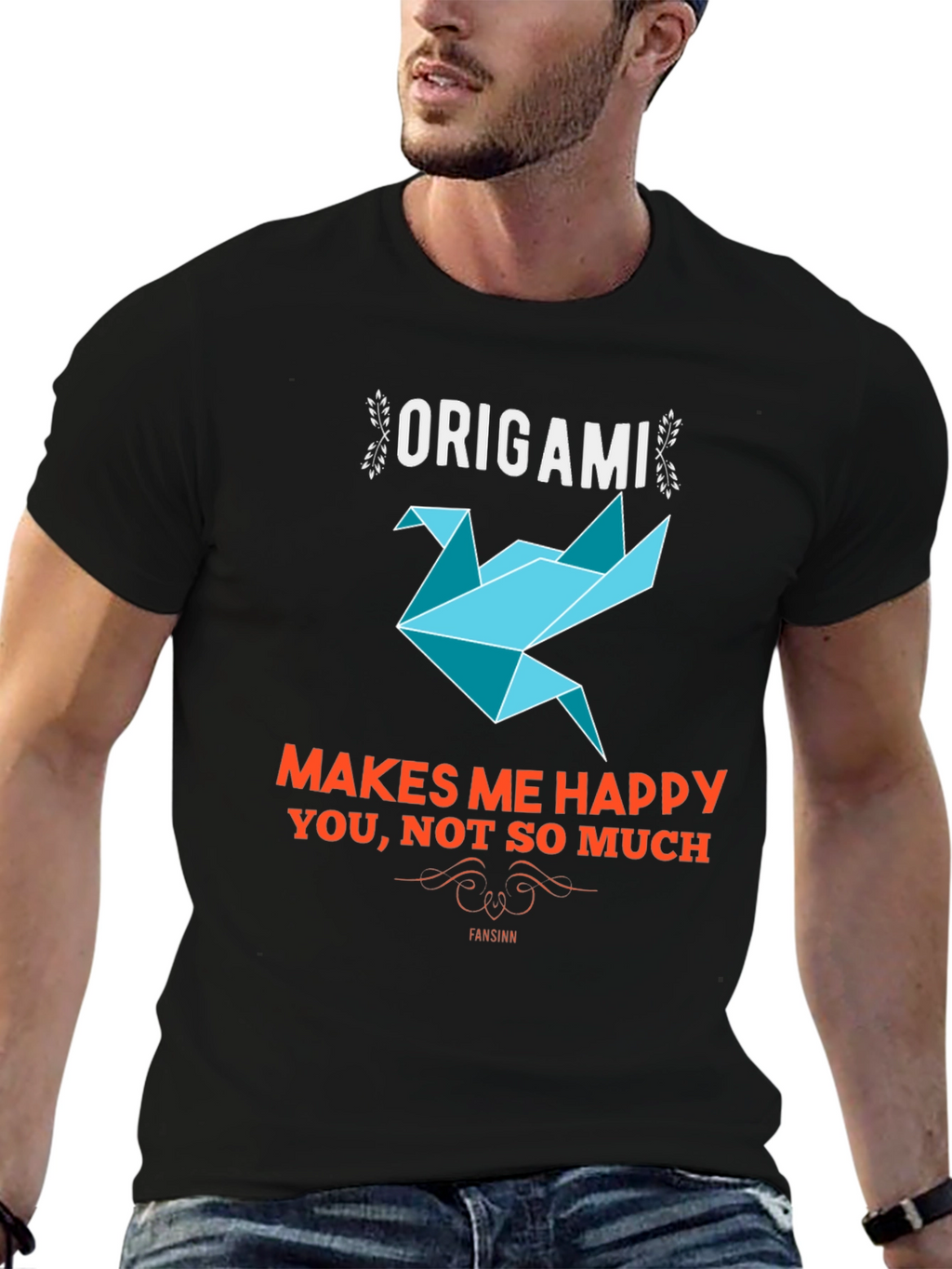 Origami Makes Me Happy Graphic Tee
