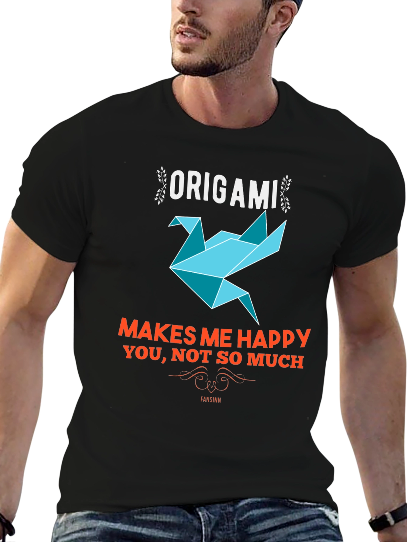 Origami Makes Me Happy Graphic Tee