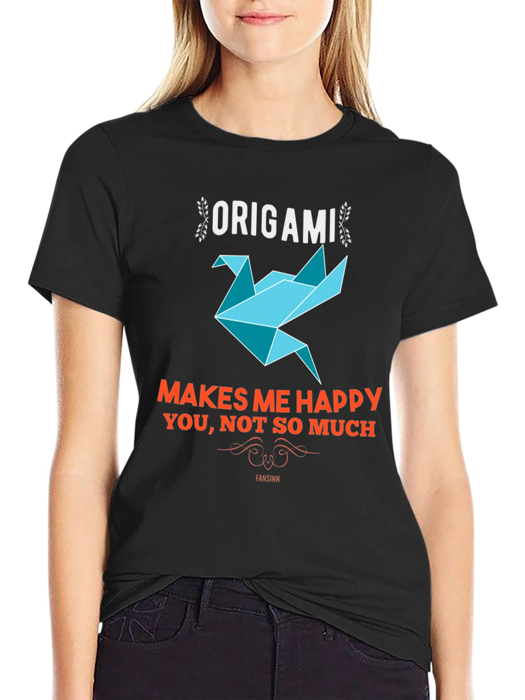 Origami Makes Me Happy Graphic Tee