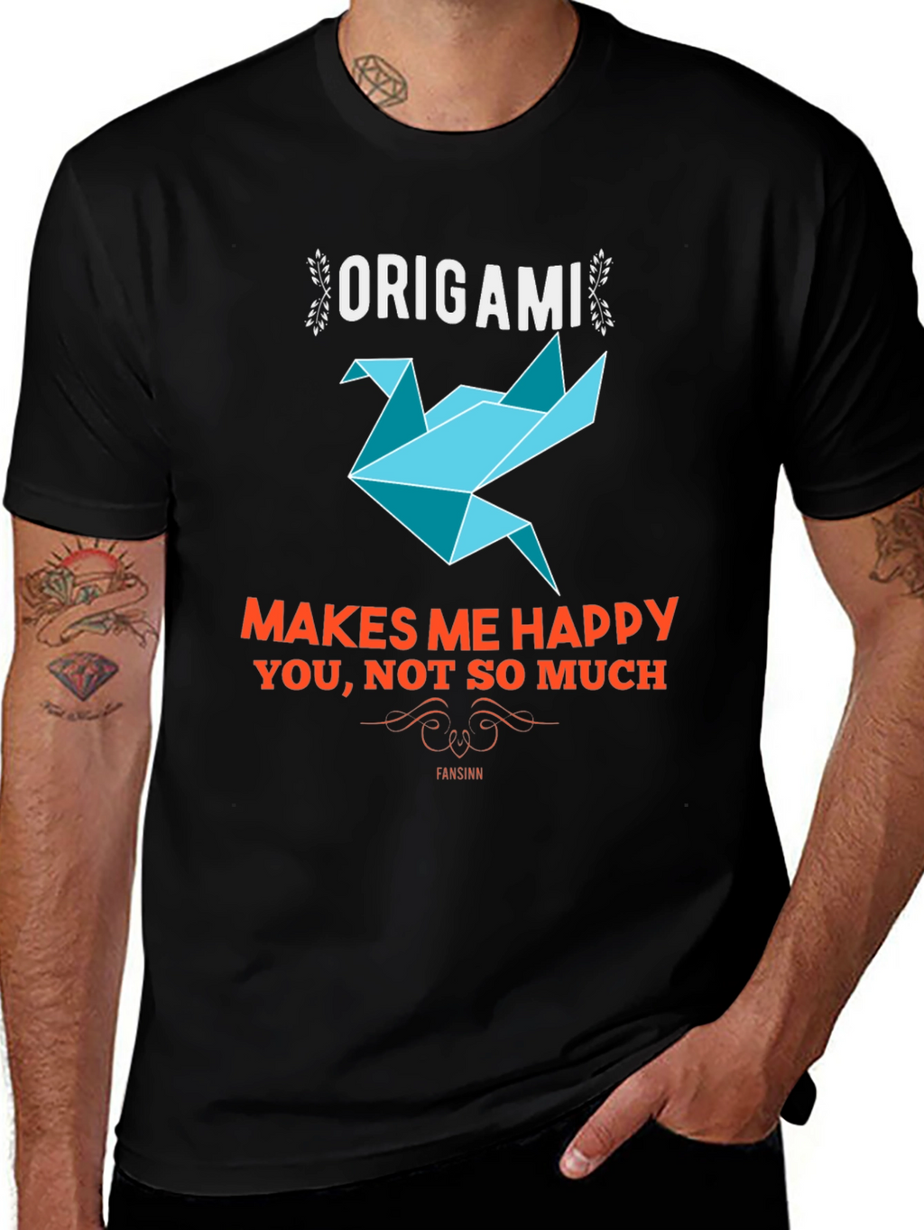Origami Makes Me Happy Graphic Tee