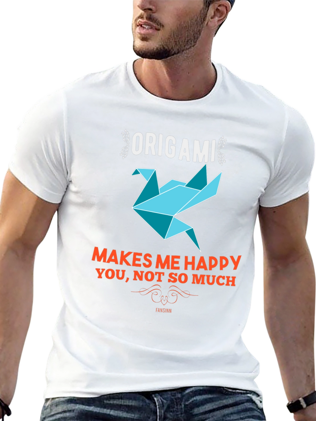 Origami Makes Me Happy Graphic Tee