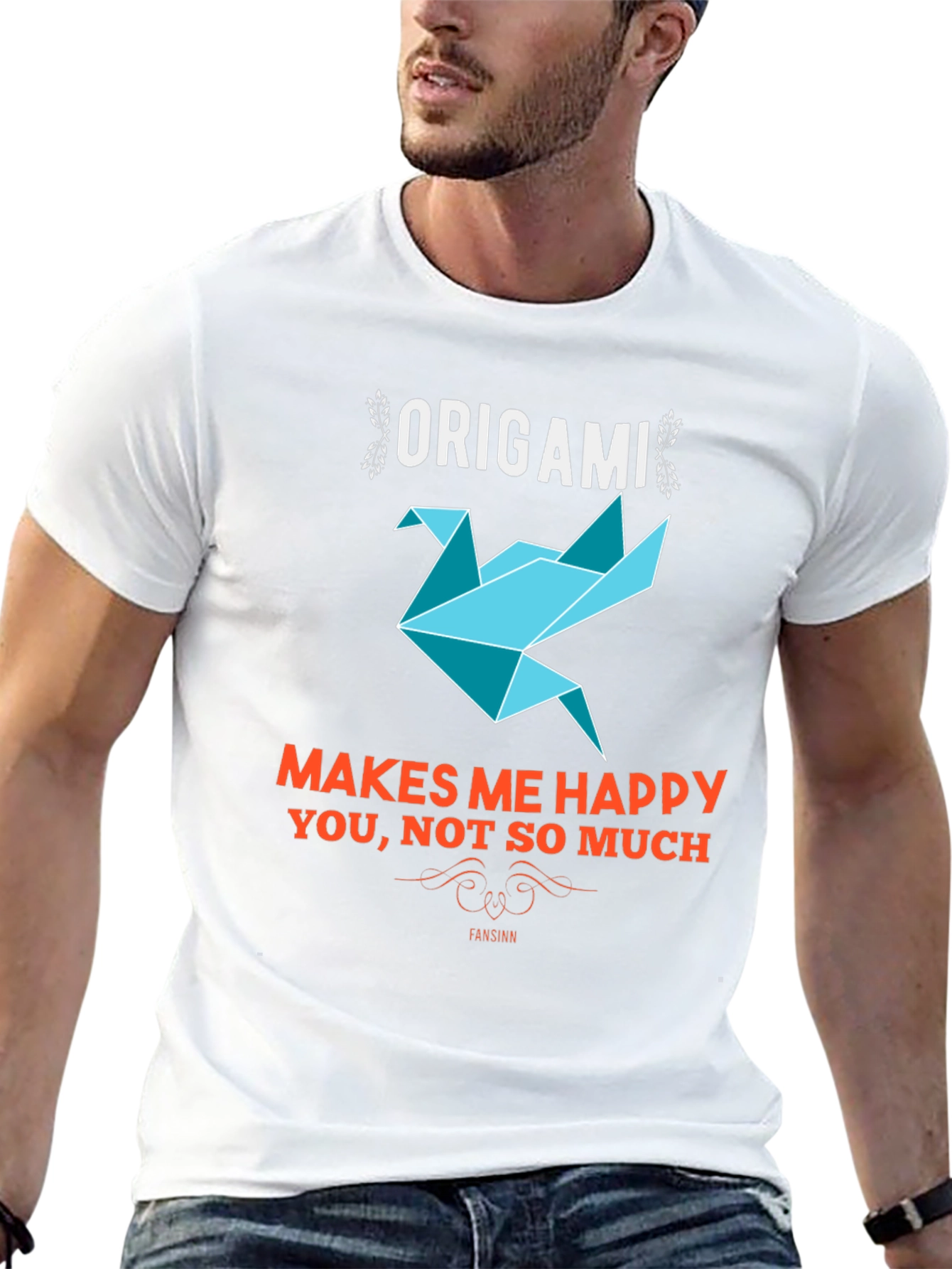 Origami Makes Me Happy Graphic Tee