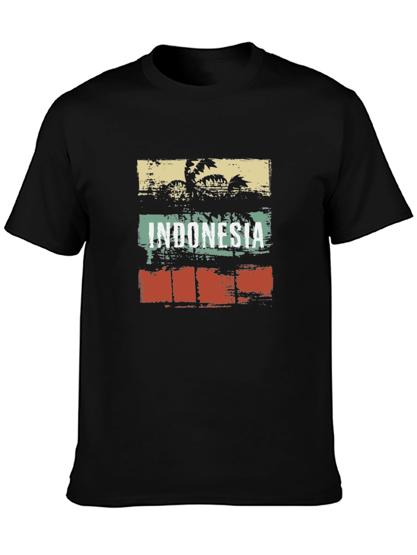 Indonesia Retro Palm Tree T-Shirt