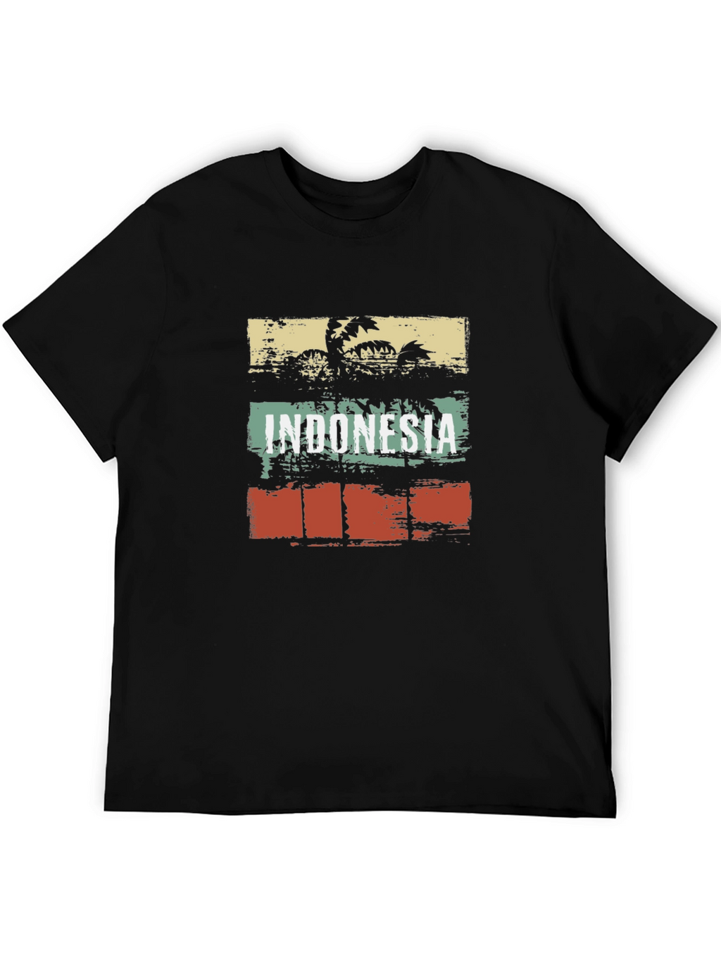 Indonesia Retro Palm Tree T-Shirt