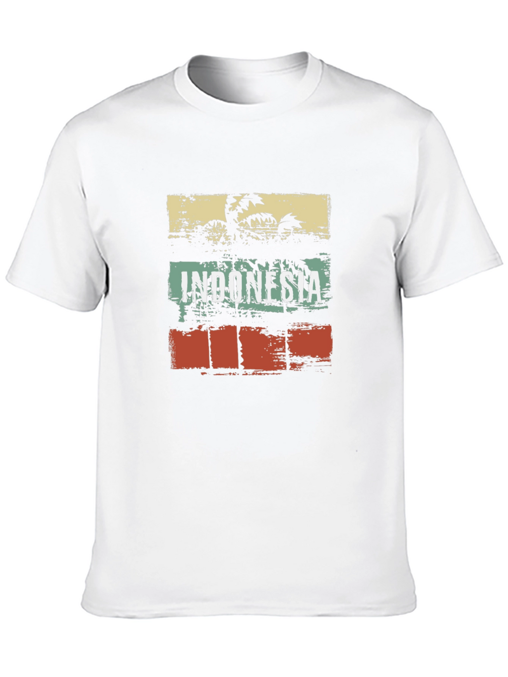 Indonesia Retro Palm Tree T-Shirt