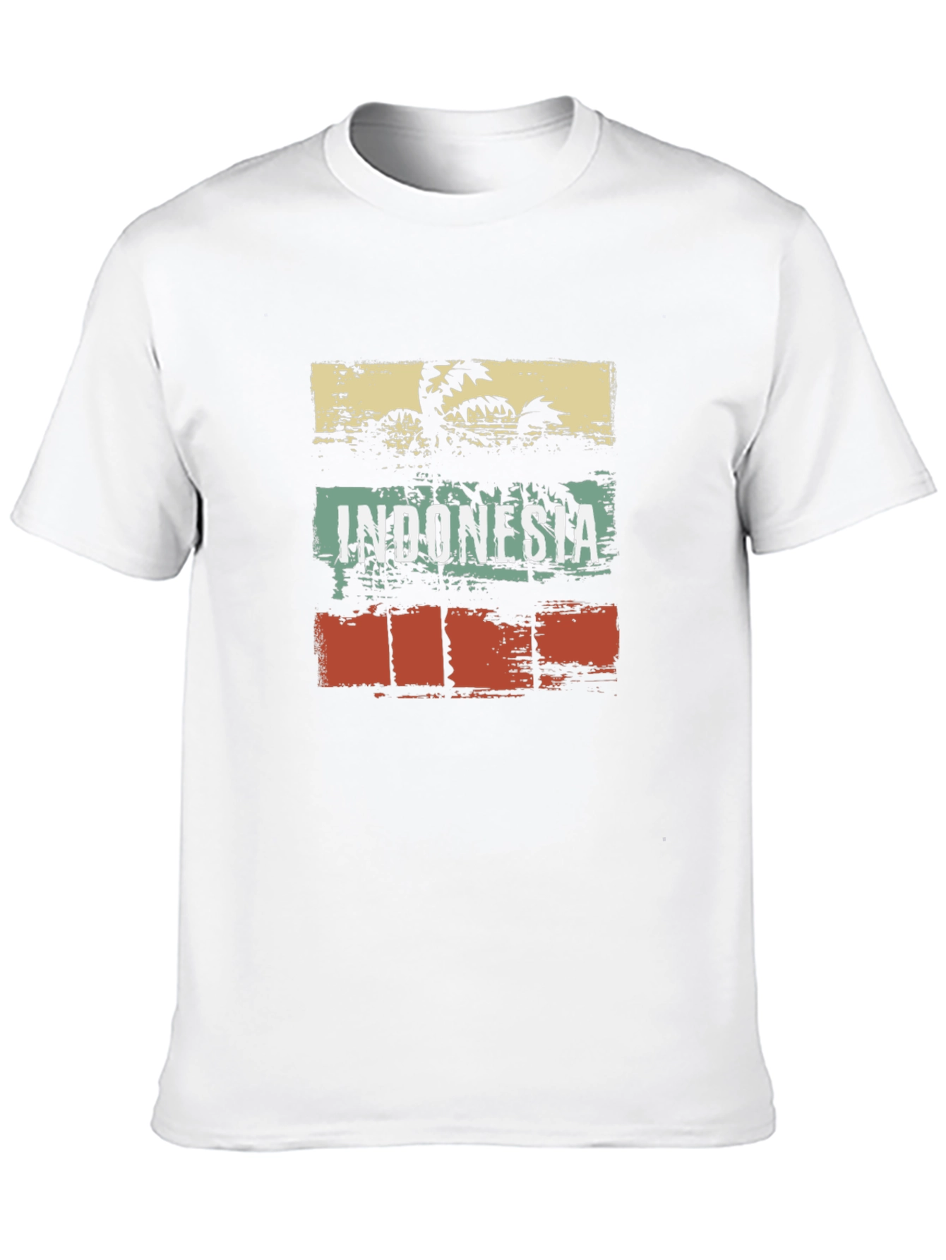 Indonesia Retro Palm Tree T-Shirt