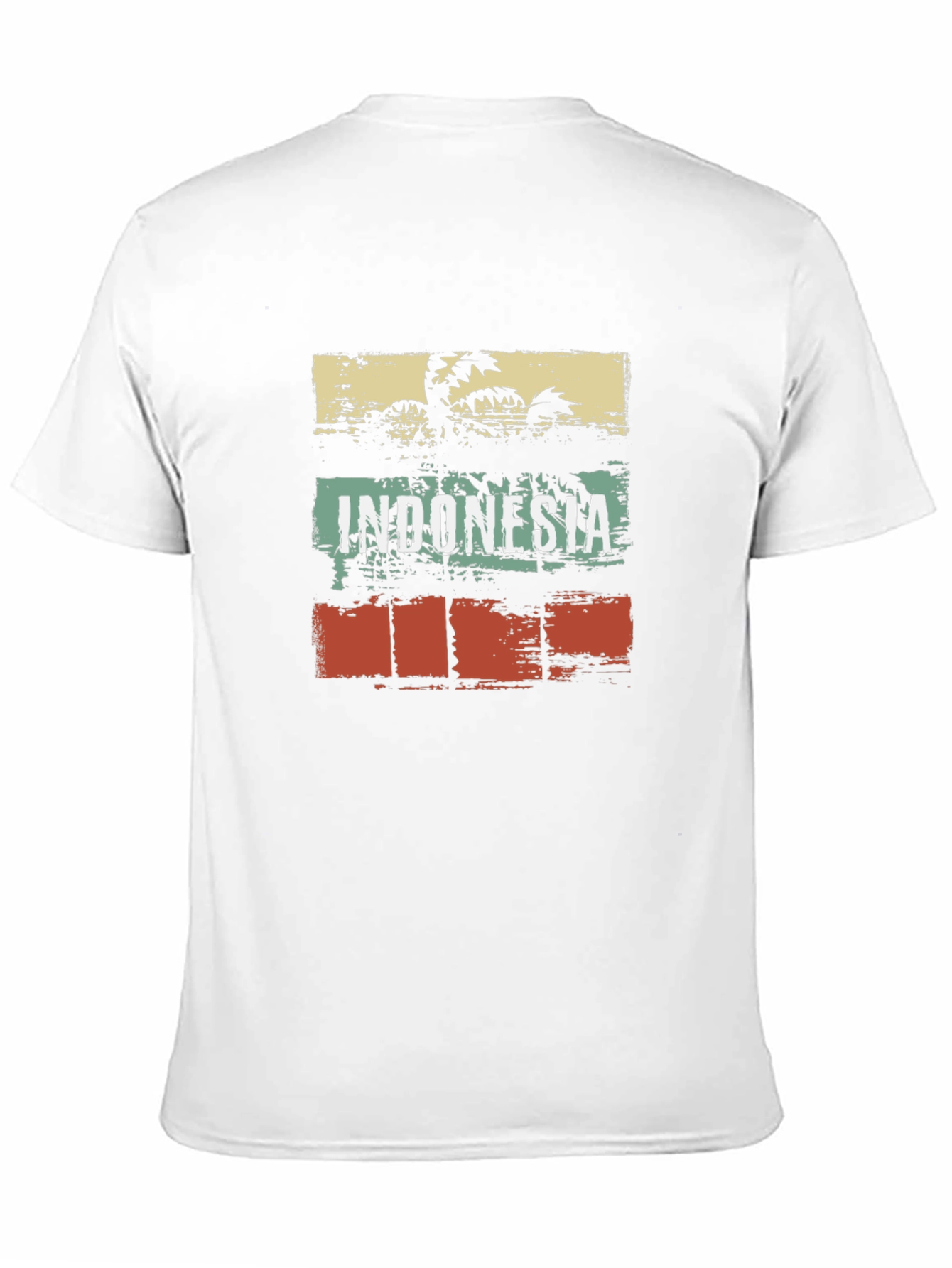 Indonesia Retro Palm Tree T-Shirt