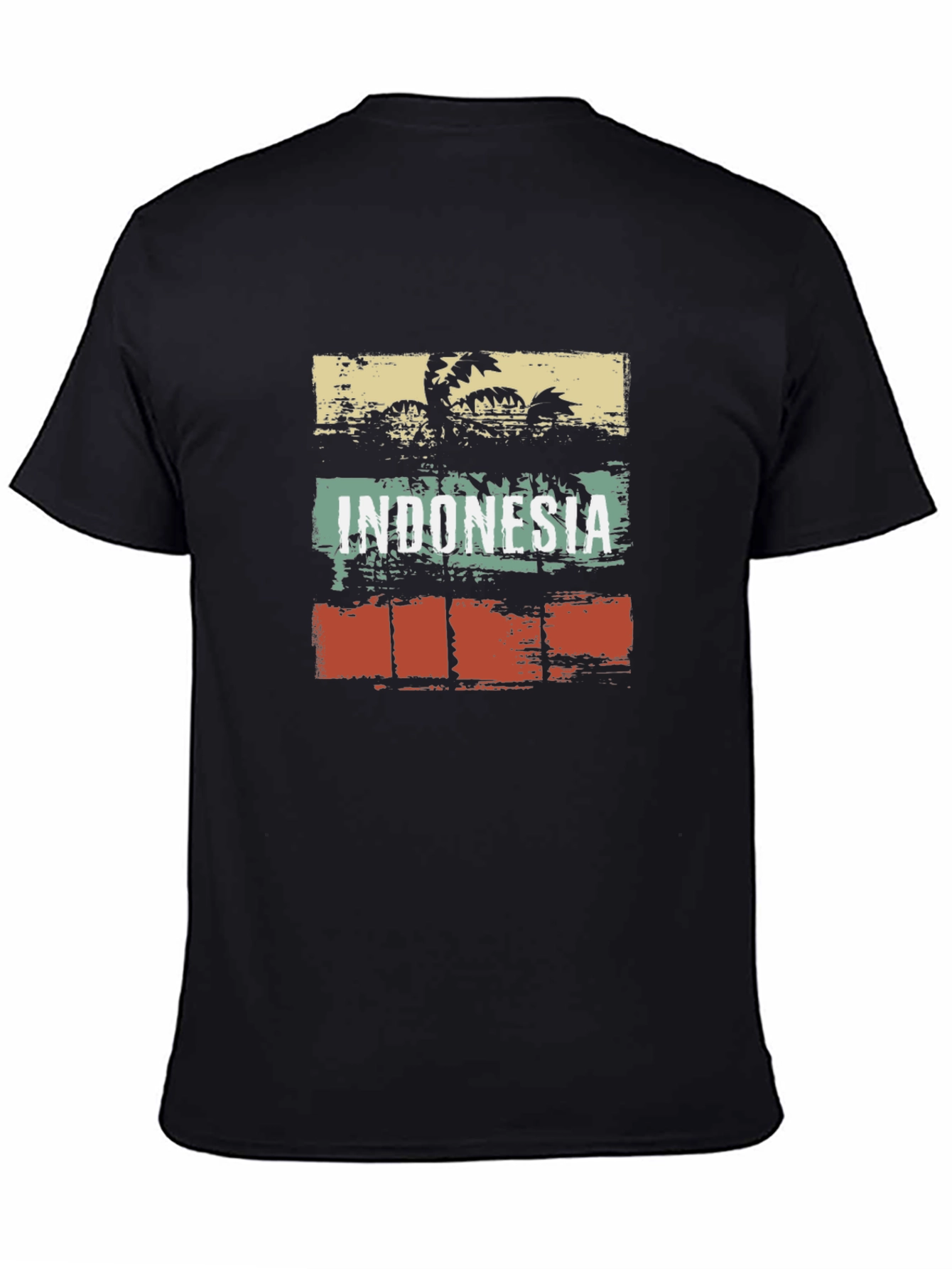 Indonesia Retro Palm Tree T-Shirt