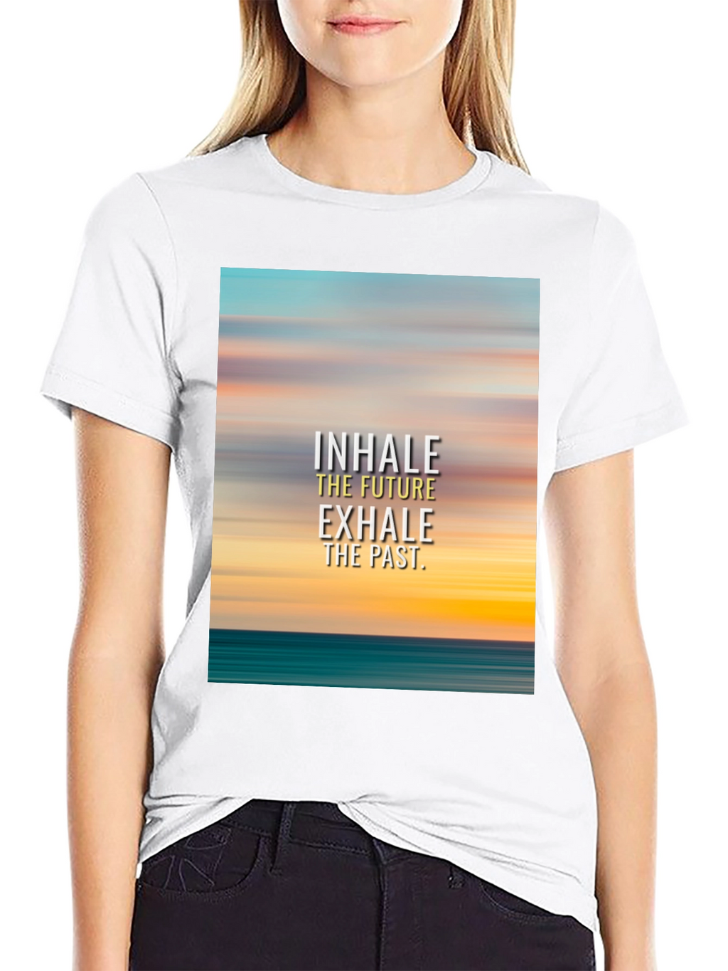 Inhale The Future T-Shirt - Motivational Graphic Tee