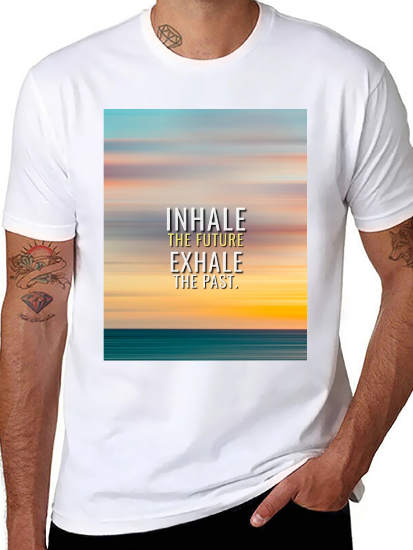 Inhale The Future T-Shirt - Motivational Graphic Tee