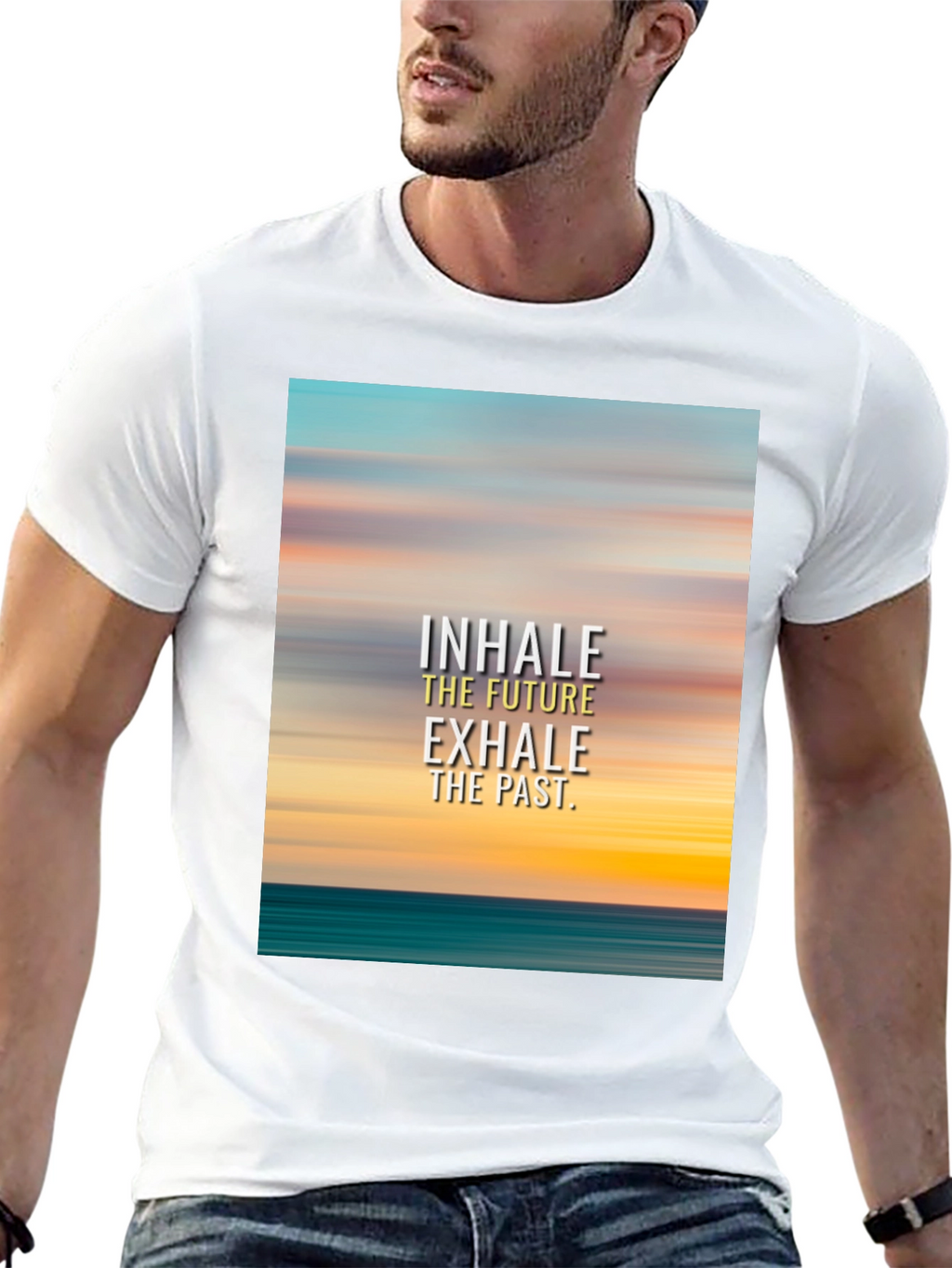 Inhale The Future T-Shirt - Motivational Graphic Tee