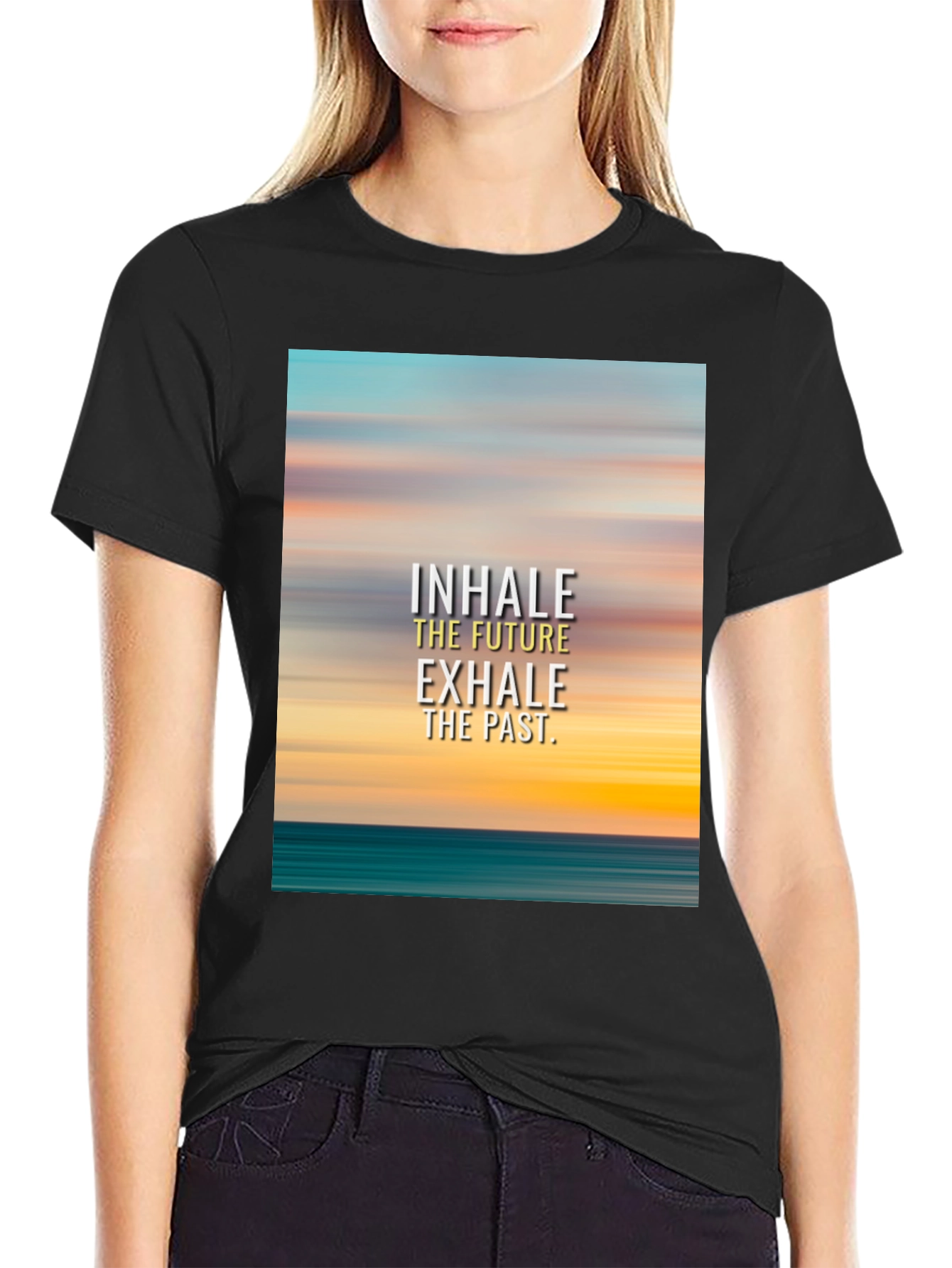 Inhale The Future T-Shirt - Motivational Graphic Tee