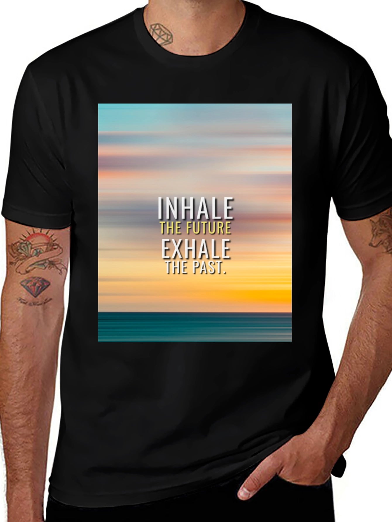 Inhale The Future T-Shirt - Motivational Graphic Tee