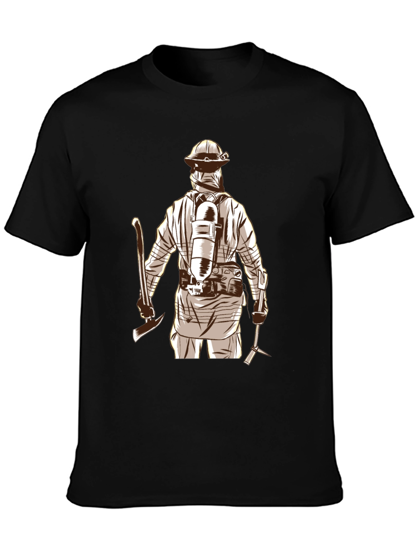 Firefighter Axe Graphic Tee