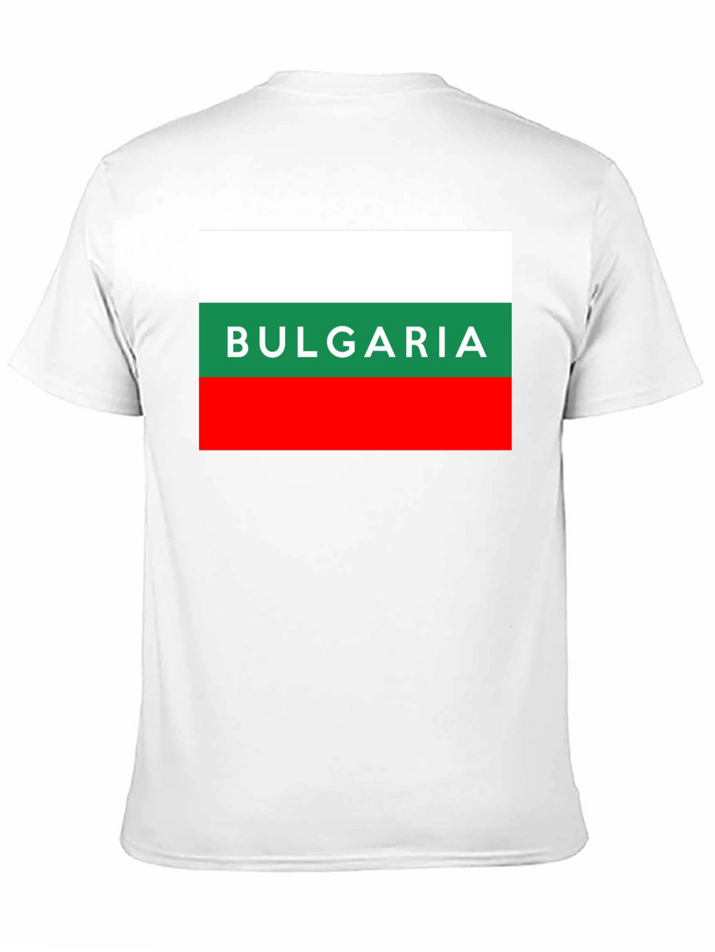 Bulgaria Flag T-Shirt - Mens Black Tee