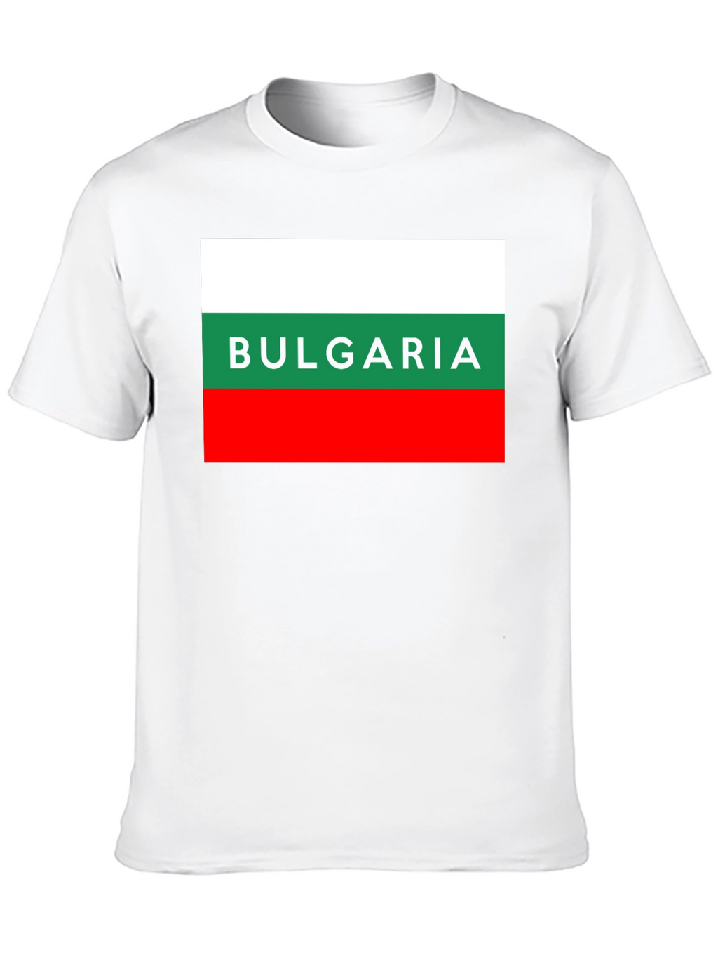 Bulgaria Flag T-Shirt - Mens Black Tee