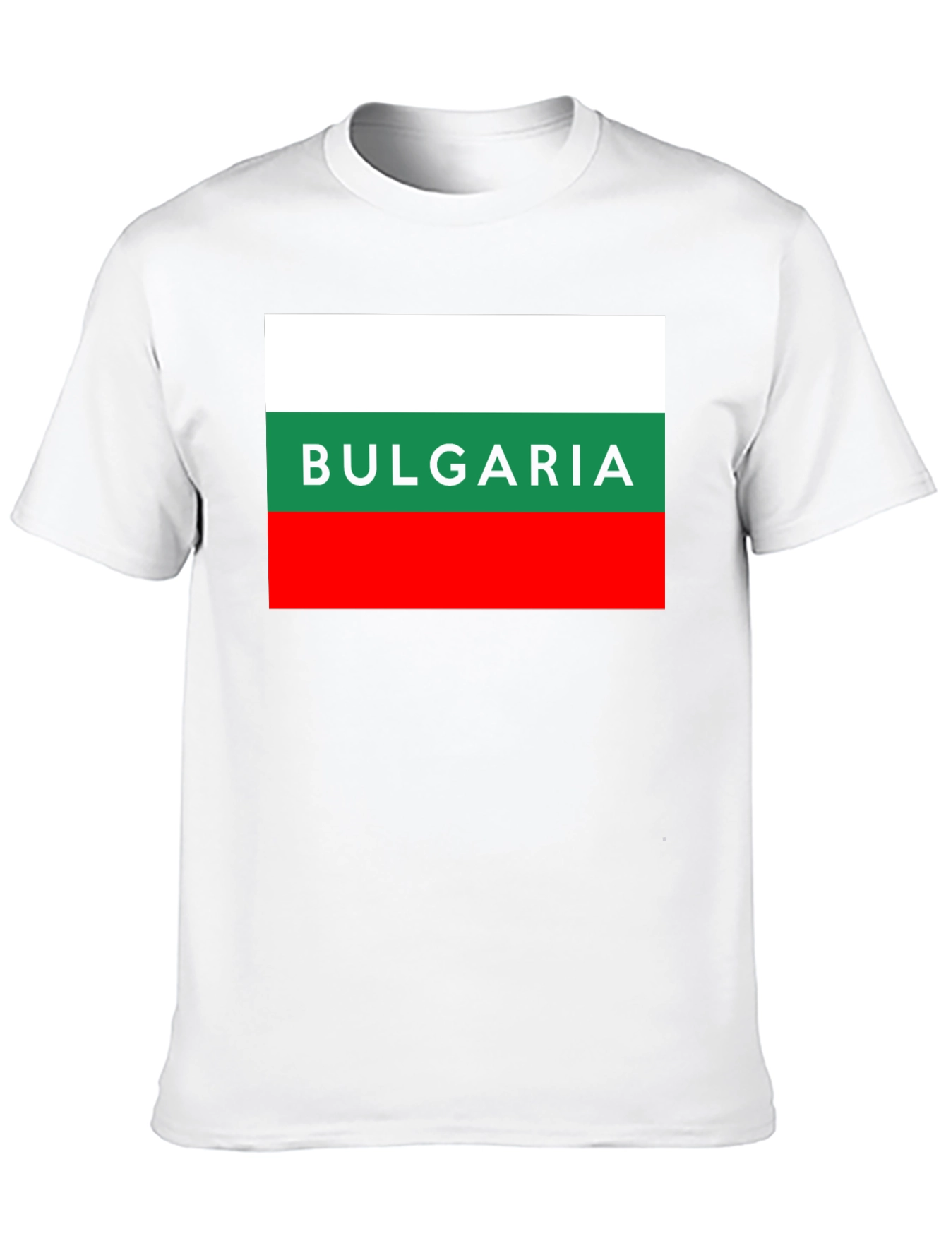 Bulgaria Flag T-Shirt - Mens Black Tee