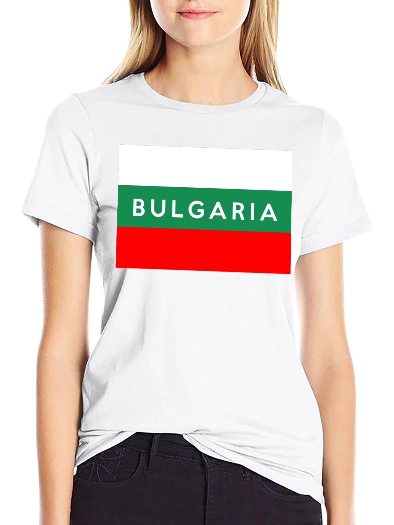 Bulgaria Flag T-Shirt - Mens Black Tee