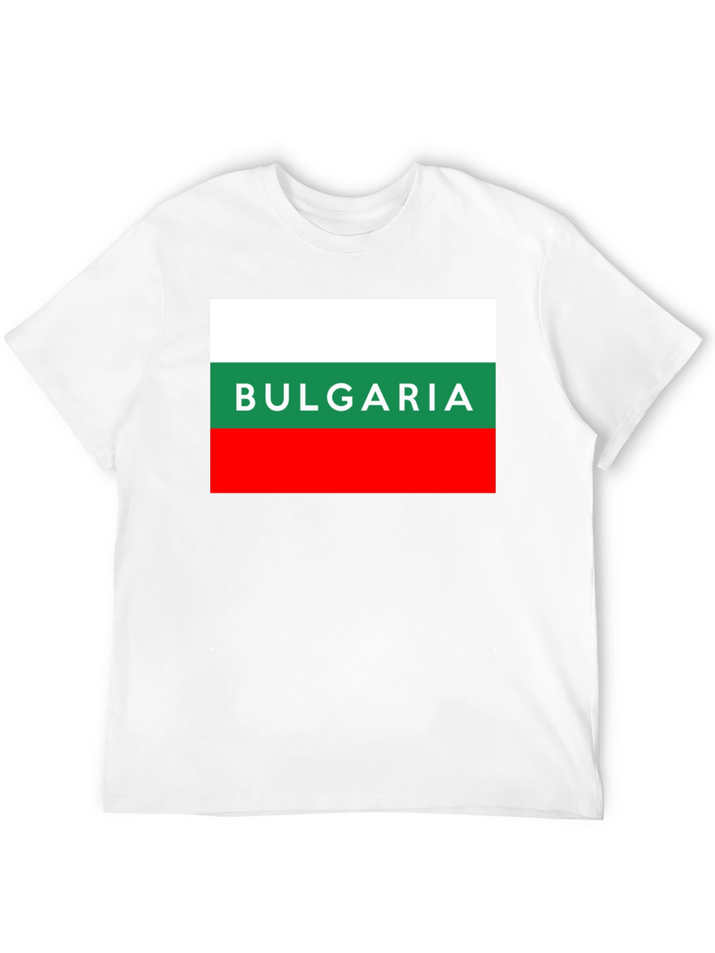 Bulgaria Flag T-Shirt - Mens Black Tee