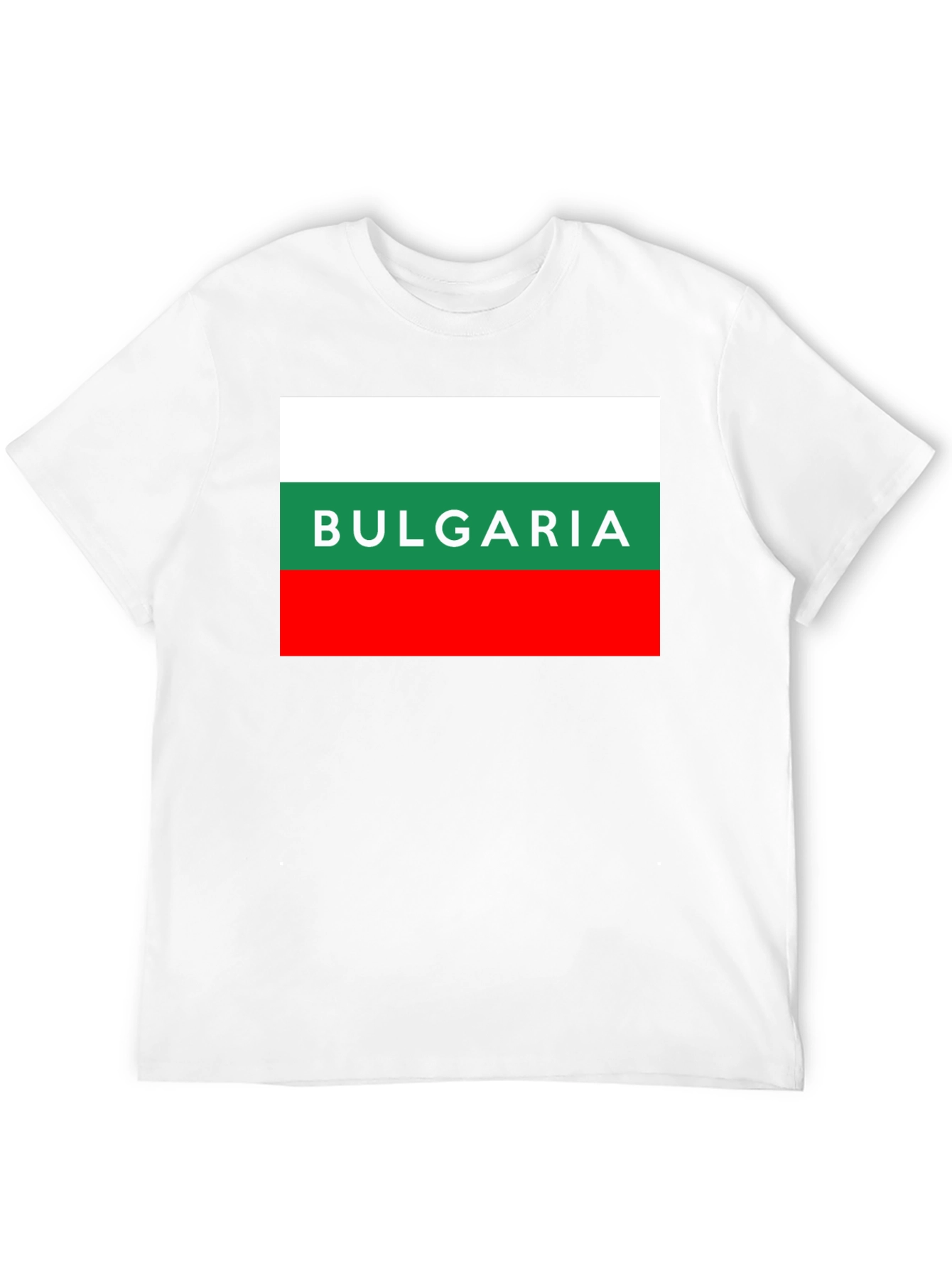 Bulgaria Flag T-Shirt - Mens Black Tee
