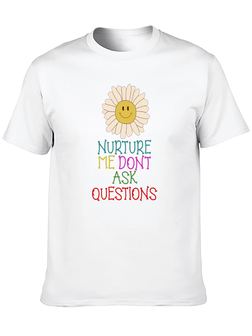 Nurture Me Graphic Tee - Black Cotton T-Shirt