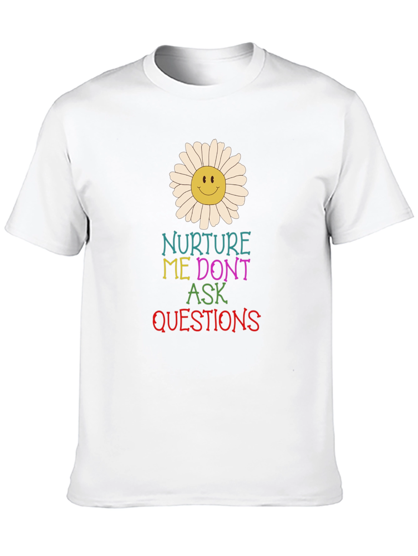 Nurture Me Graphic Tee - Black Cotton T-Shirt