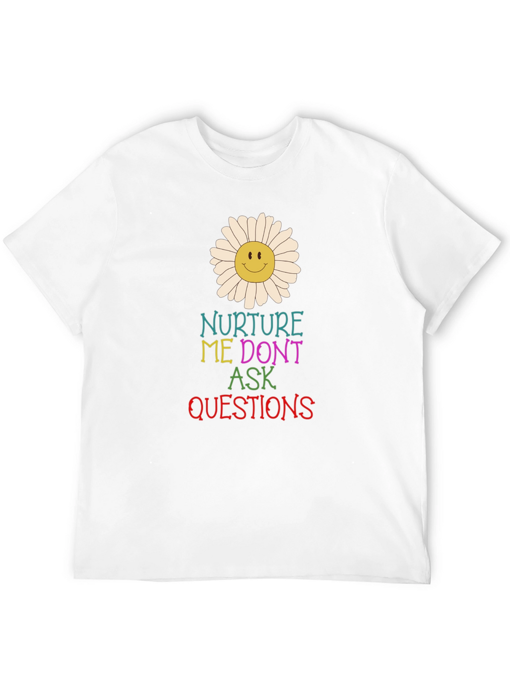Nurture Me Graphic Tee - Black Cotton T-Shirt