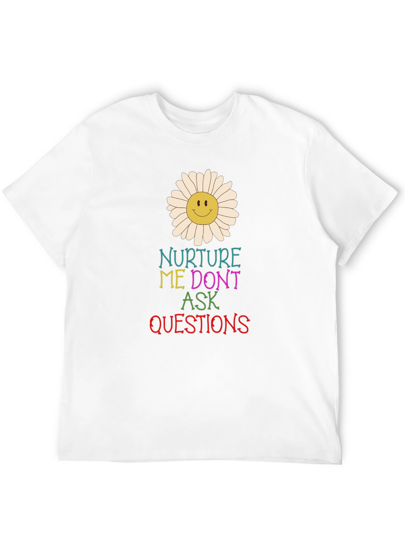 Nurture Me Graphic Tee - Black Cotton T-Shirt