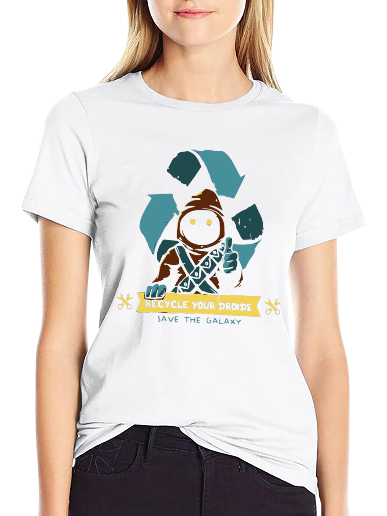 Recycle Droids Save Galaxy T-Shirt