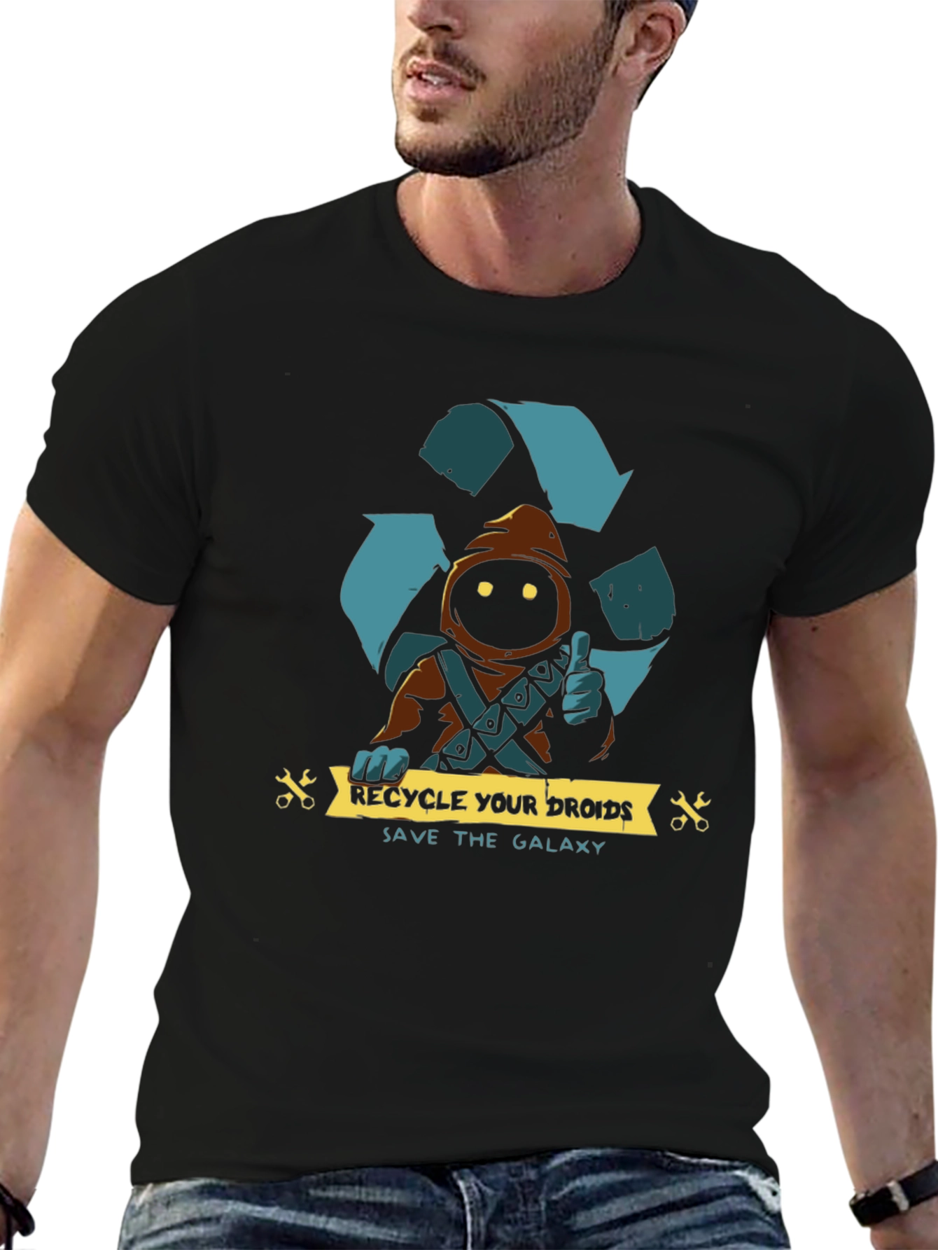 Recycle Droids Save Galaxy T-Shirt